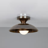 Marrakesh Brass Flush Ceiling Light