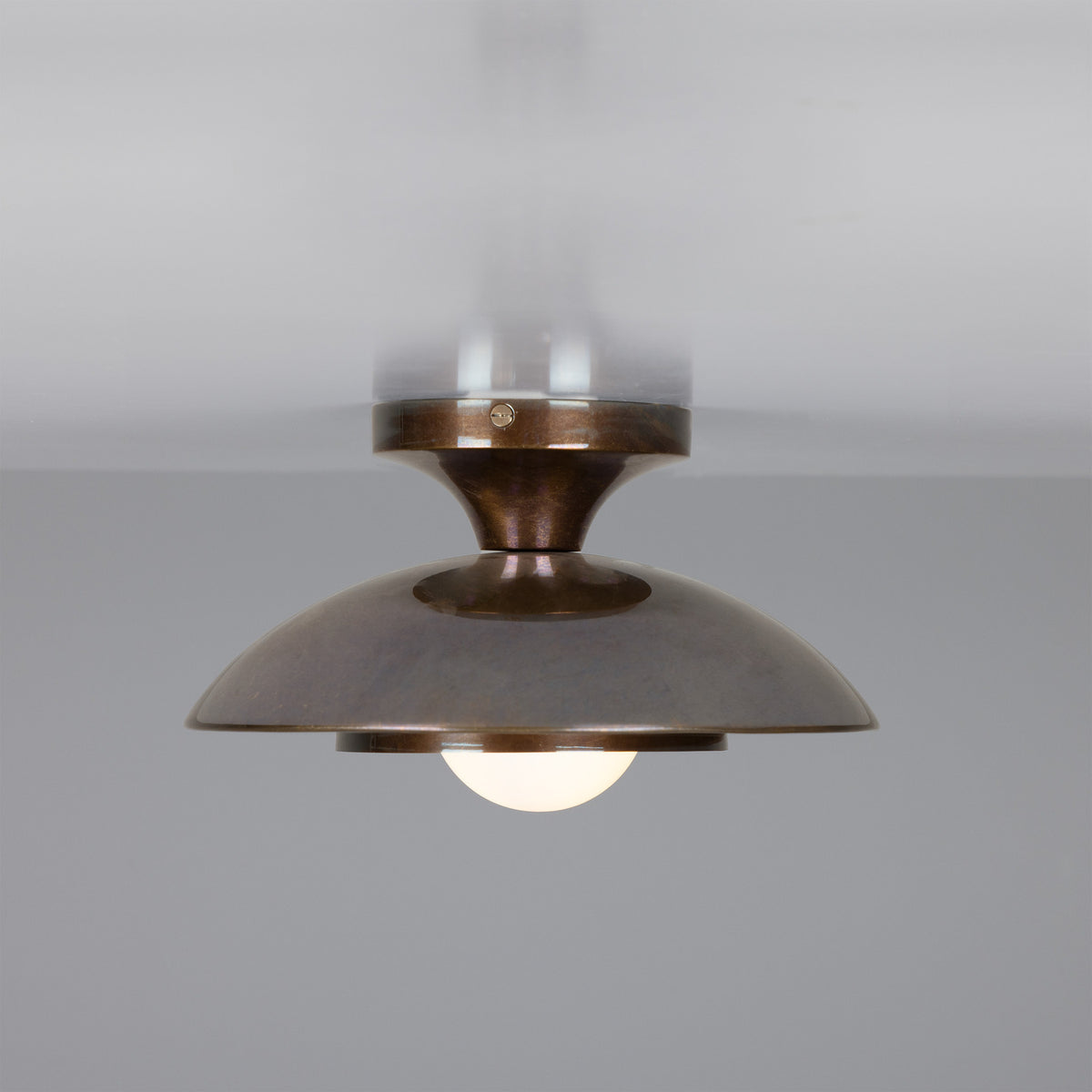 Marrakesh Brass Flush Ceiling Light