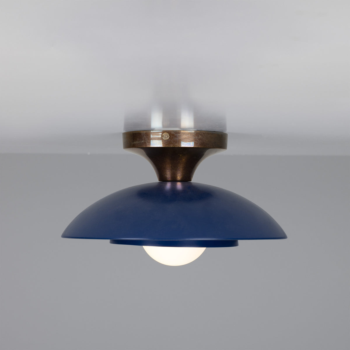 Marrakesh Brass Flush Ceiling Light