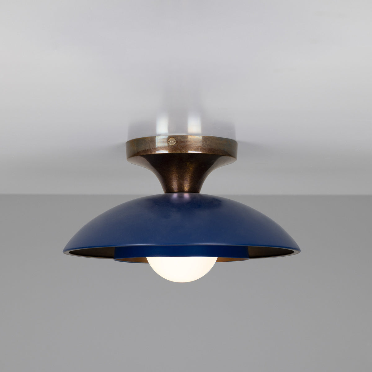 Marrakesh Brass Flush Ceiling Light