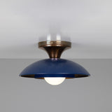 Marrakesh Brass Flush Ceiling Light