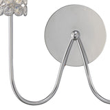 Martina 2 Light Crystal Wall Light - Polished Chrome