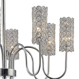 Martina 55cm 8 Light Crystal Chandelier - Polished Chrome