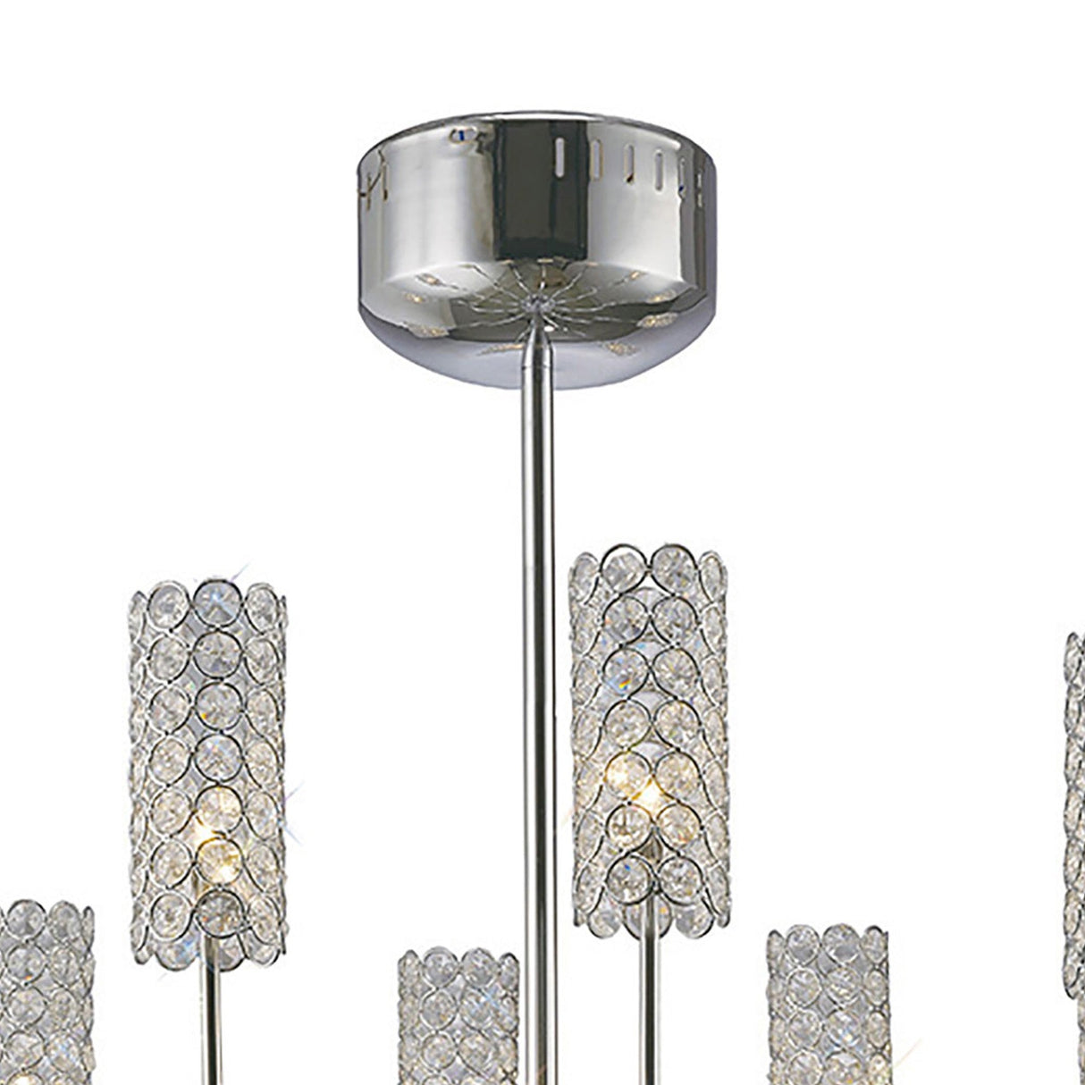 Martina 78cm 12 Light Crystal Chandelier - Polished Chrome
