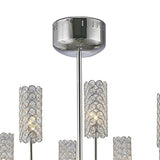 Martina 78cm 12 Light Crystal Chandelier - Polished Chrome
