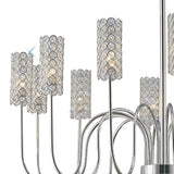 Martina 78cm 12 Light Crystal Chandelier - Polished Chrome