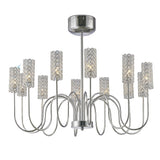 Martina 78cm 12 Light Crystal Chandelier - Polished Chrome