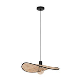 Marywell Wooden Pendant Light - Black