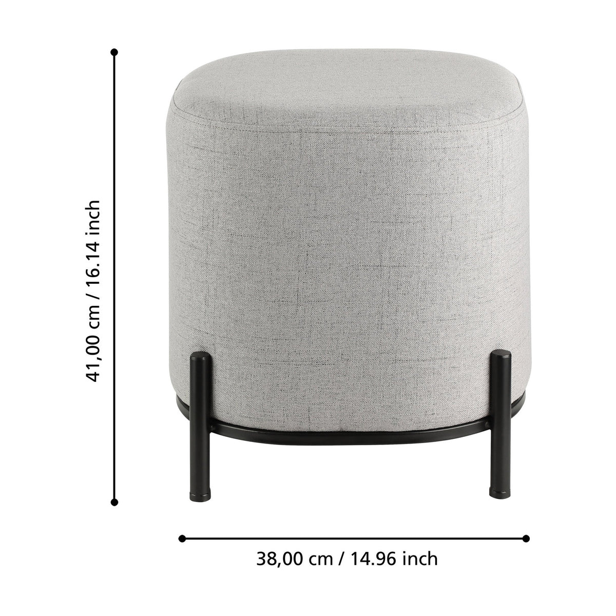 Mashike Stool 41cm - Grey