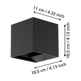 Masmena LED Outdoor Wall Light 10.5cm - Anthracite