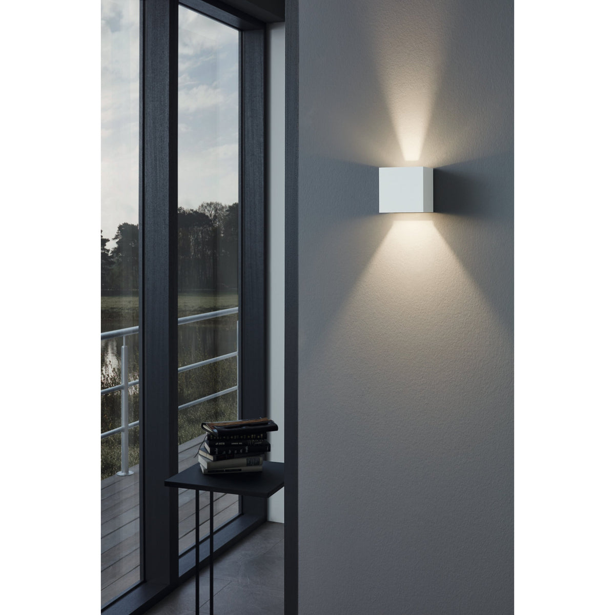 Masmena LED Outdoor Wall Light 10.5cm - White