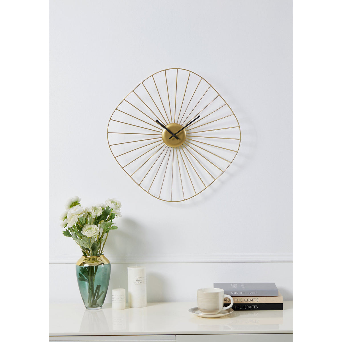 Matsumoto Wall Clock - Gold
