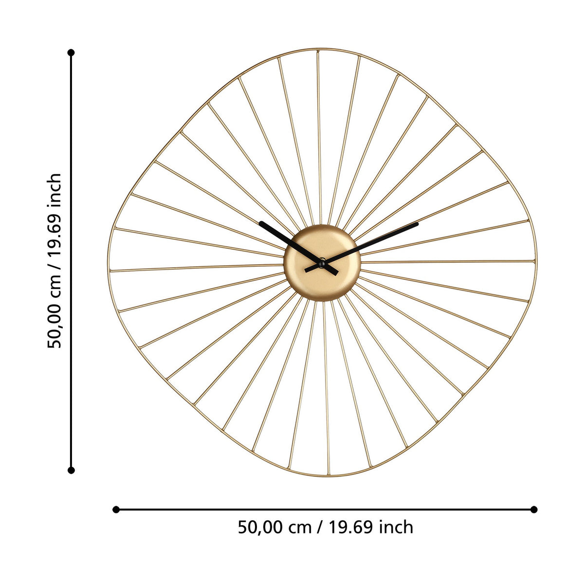 Matsumoto Wall Clock - Gold
