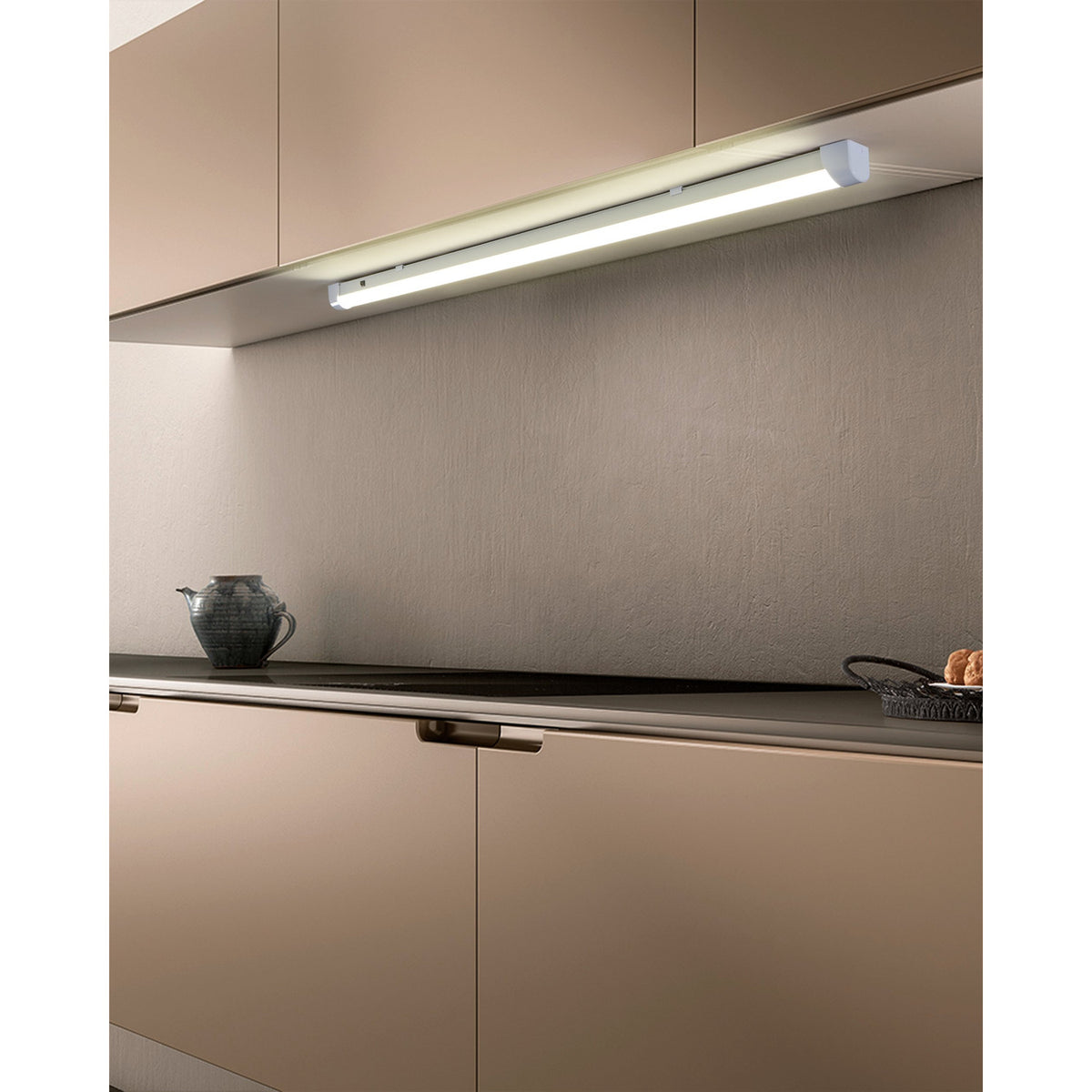 Mattanza LED Flush Ceiling Light 150cm - White