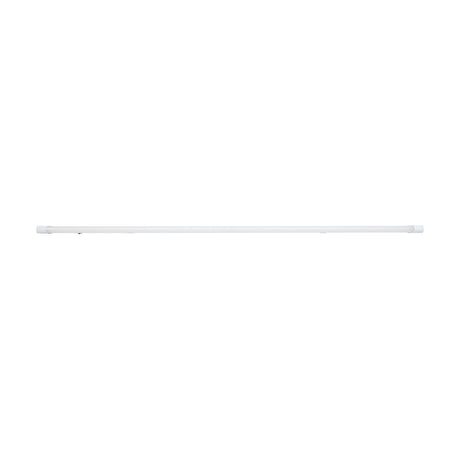 Mattanza LED Flush Ceiling Light, a slim 150cm white plastic batten with full-length diffuser, integrated LED, shown against a plain white background.