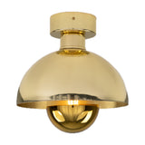 Maua Brass Flush Ceiling Light - 20cm