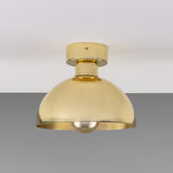 Maua Brass Flush Ceiling Light - 20cm