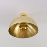 Maua Brass Flush Ceiling Light - 30cm