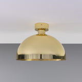 Maua Brass Flush Ceiling Light - 30cm