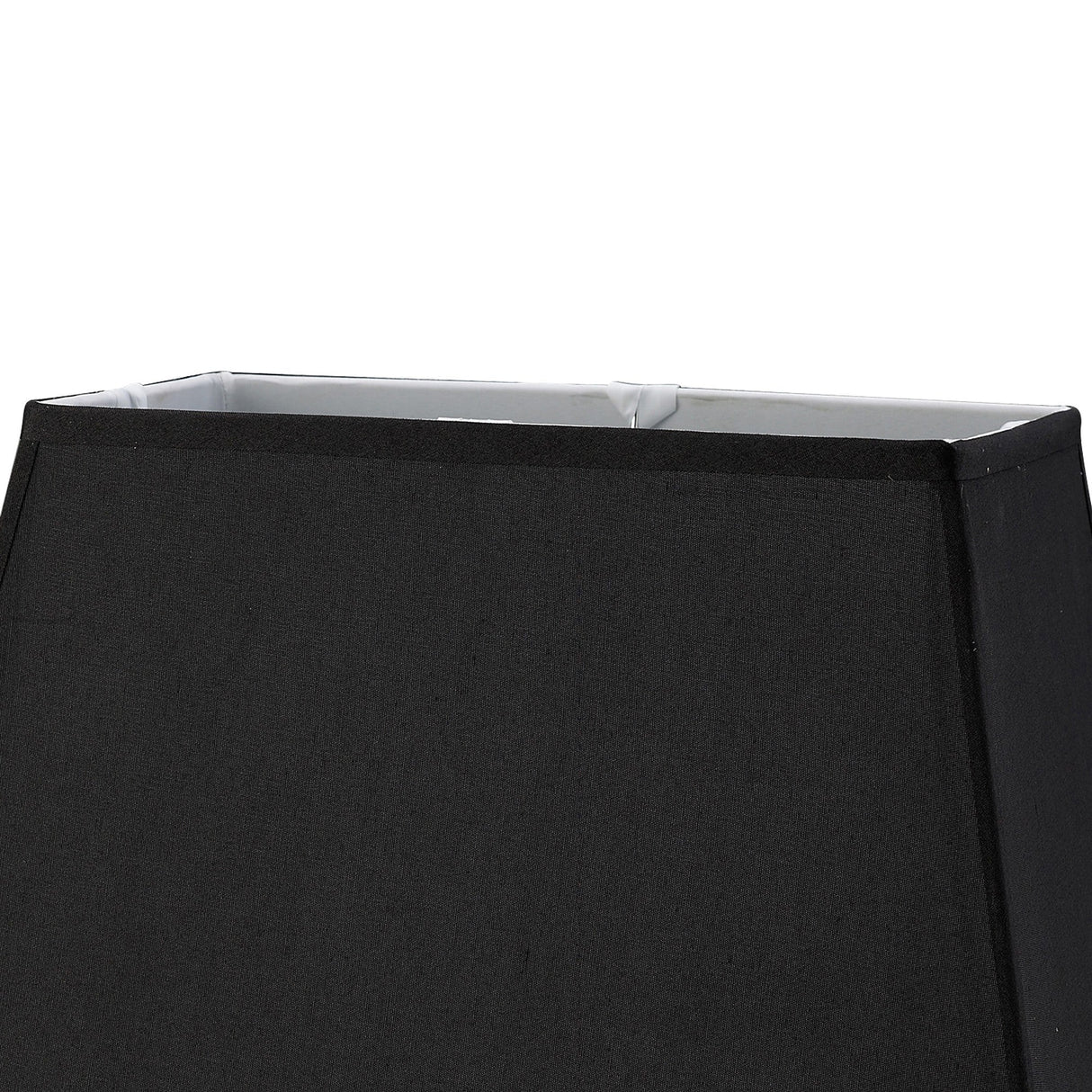 Maxine Rectangular  Lampshade - Black, 27/36cm x 24cm