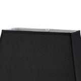Maxine Rectangular  Lampshade - Black, 27/36cm x 24cm