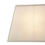 Maxine Rectangular Lampshade - White, 27/36cm x 24cm