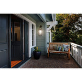 Maya 1 Light Small Outdoor Wall Light - Anthracite