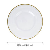 Mayaga Charger Plate - Gold