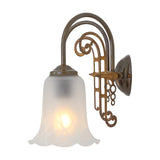 Medan Double Glass Swan Neck Wall Light