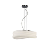 Mediterraneo 3 Light Frosted Glass Pendant Light – Polished Chrome