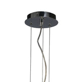 Mediterraneo Large 2 Light Frosted Glass Pendant Light – Polished Chrome