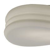 Mediterraneo 50cm 3 Light Glass Ceiling/Wall Light - White