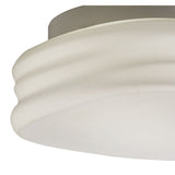 Mediterraneo 22cm 2 Light Glass Ceiling/Wall Light - White
