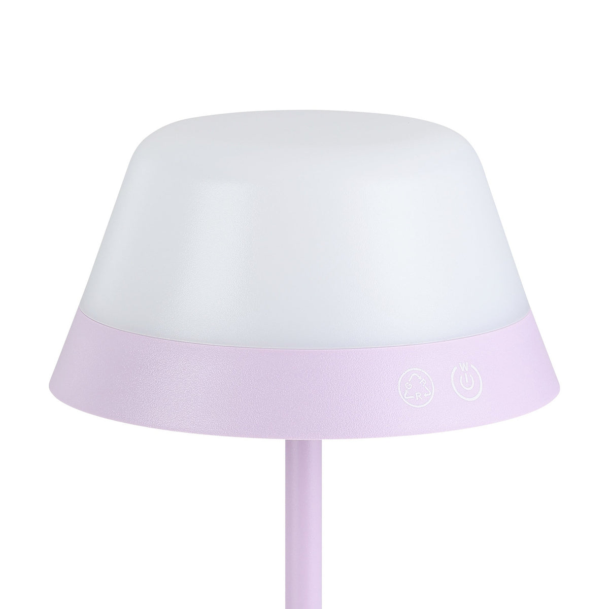 Meggiano Colour Changing LED Touch Table Lamp - Purple & White