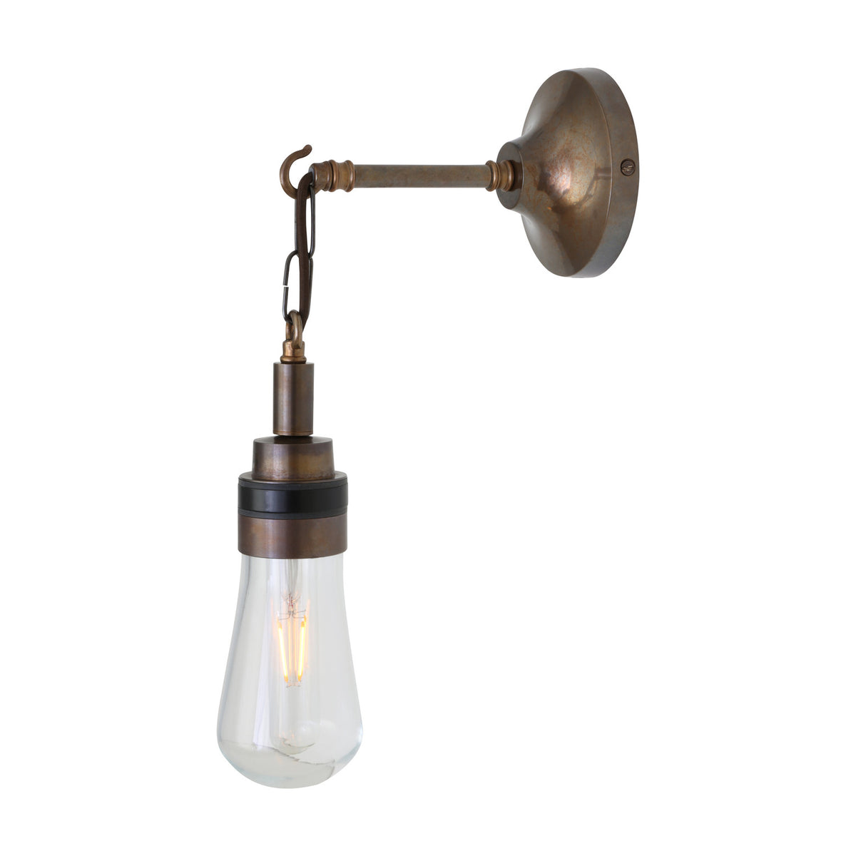 Meltem Glass Wall Light IP65