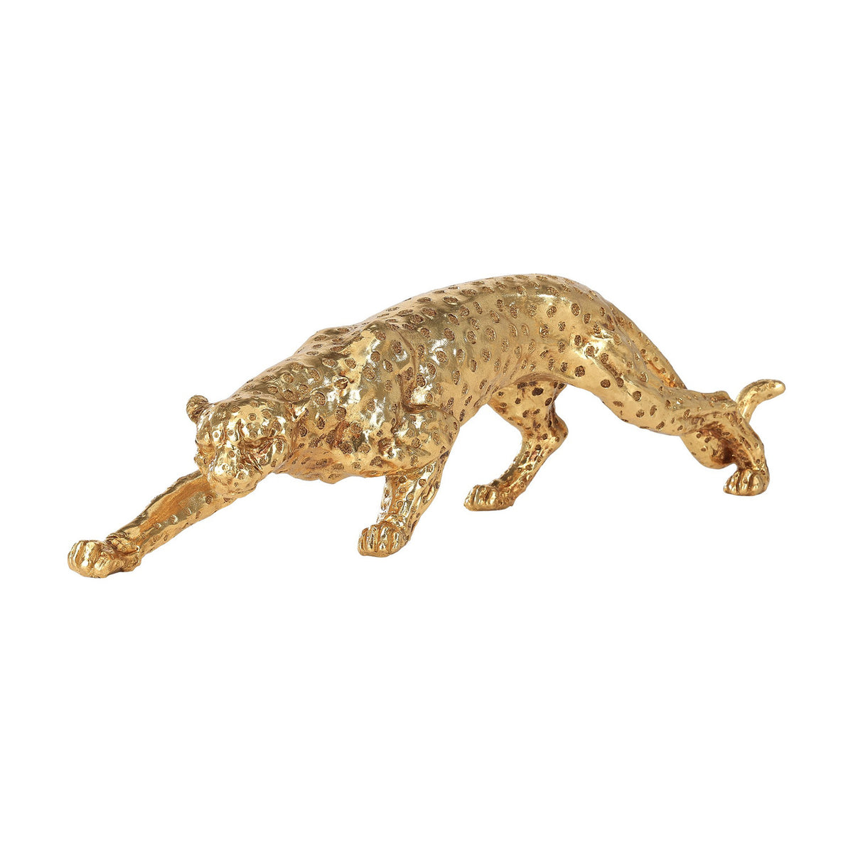 Menjangau Leopard Ornament 17.5cm - Gold