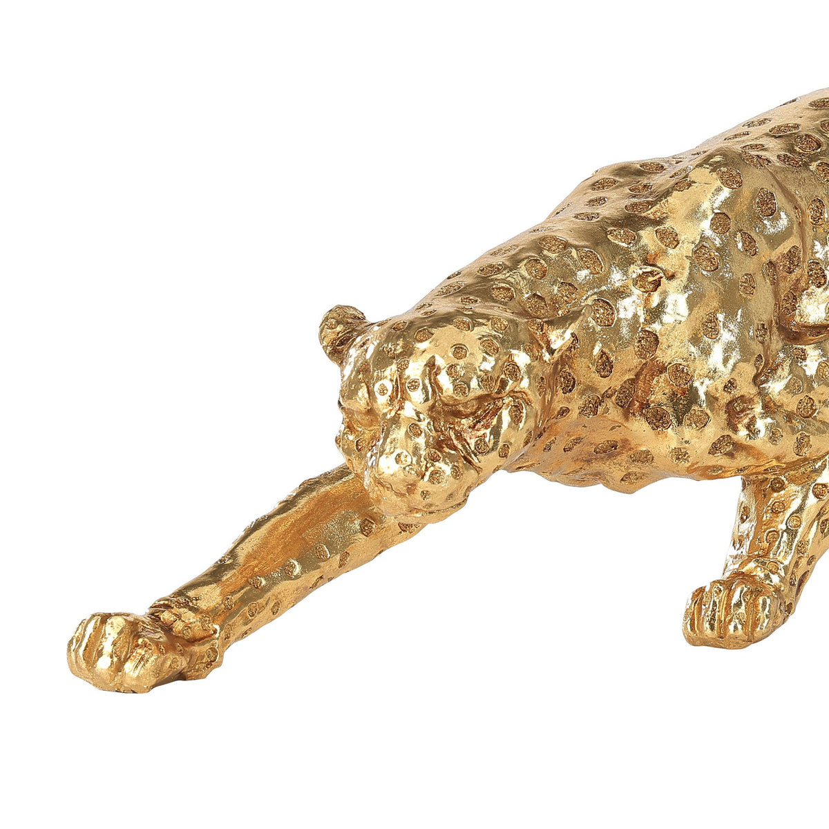 Menjangau Leopard Ornament 17.5cm - Gold