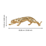 Menjangau Leopard Ornament 17.5cm - Gold