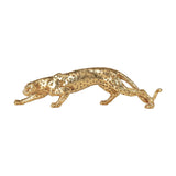 Menjangau Leopard Ornament 17.5cm - Gold
