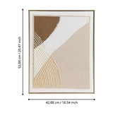 Mentakab Wall Art 423105 - Cream, Beige & Brown
