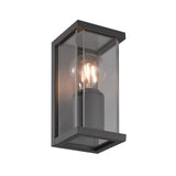 Meribel 1 Light Outdoor Wall Light - Graphite