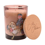 Field Mouse Blackberry Bramble Scented Candle 250g - Pink