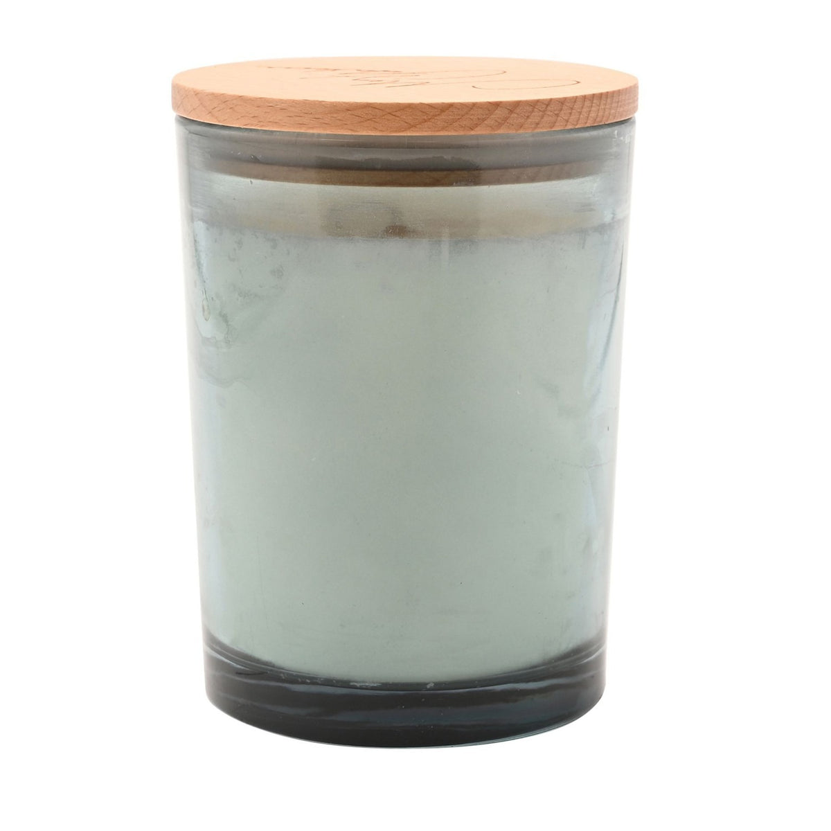 Robin Orange & Cinnamon Scented Candle with Lid 250g - Blue
