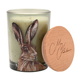 Hare White Lavender & Chamomile Candle 250g - Green & Brown