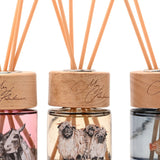 Farm Animal Artwork Mini Reed Diffusers Set of 3 - Natural