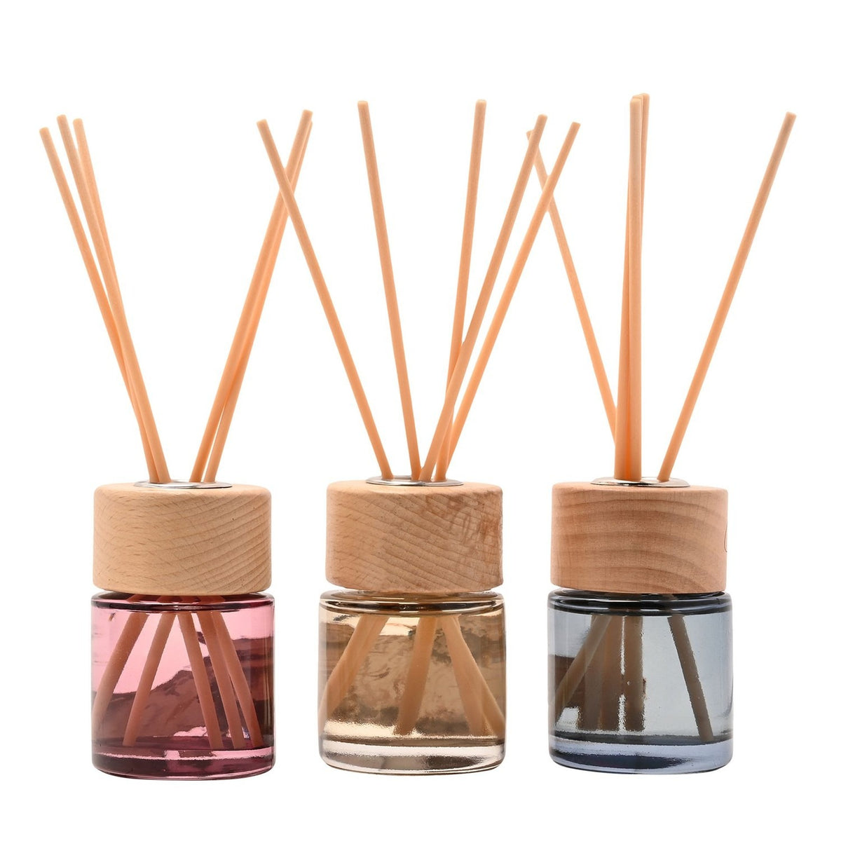 Farm Animal Artwork Mini Reed Diffusers Set of 3 - Natural