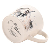 The Stable Donkeys Watercolour Print Cup 340ml - Off White
