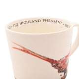 The Highland Pheasant Print Cup with Handle 340ml - Cream