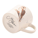 The Barn Owl Watercolour Print Porcelain Cup 340ml - Cream