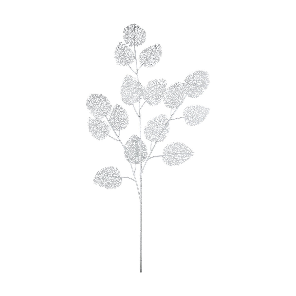 Miadol Artificial Leaf Stem - Silver